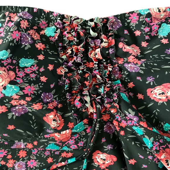 Torrid Tankini Swim Top LIKE NEW Adjustable Front Slimming Size 3 - Picture 3 of 9